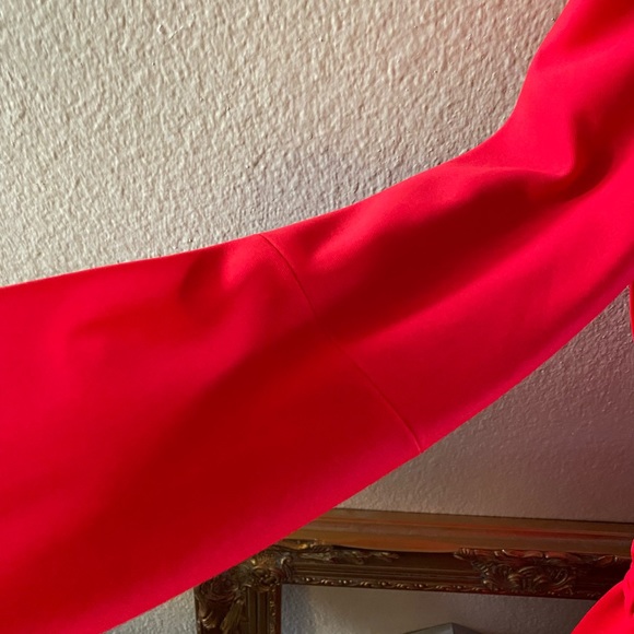 VINTAGE BLEEKER STREET 70s keyhole red dress - Picture 6 of 7